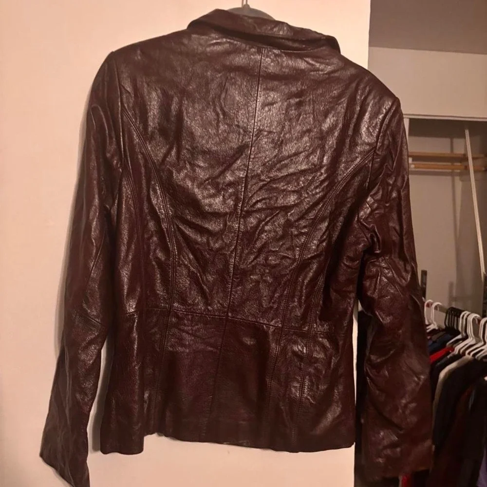 Wilson's Leather brown leather jacket size M